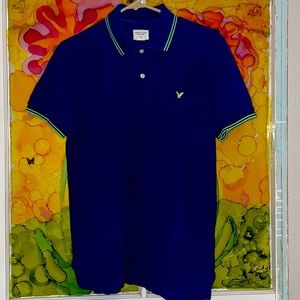 American Eagle pullover polo